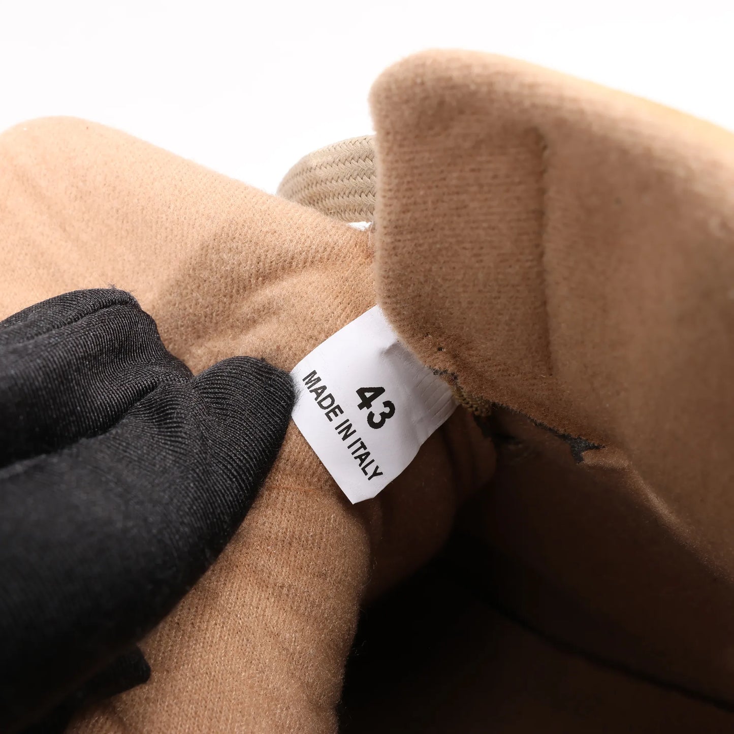 Baskets Maison Margiela DDstk en nubuck beige, pointure 43 EU