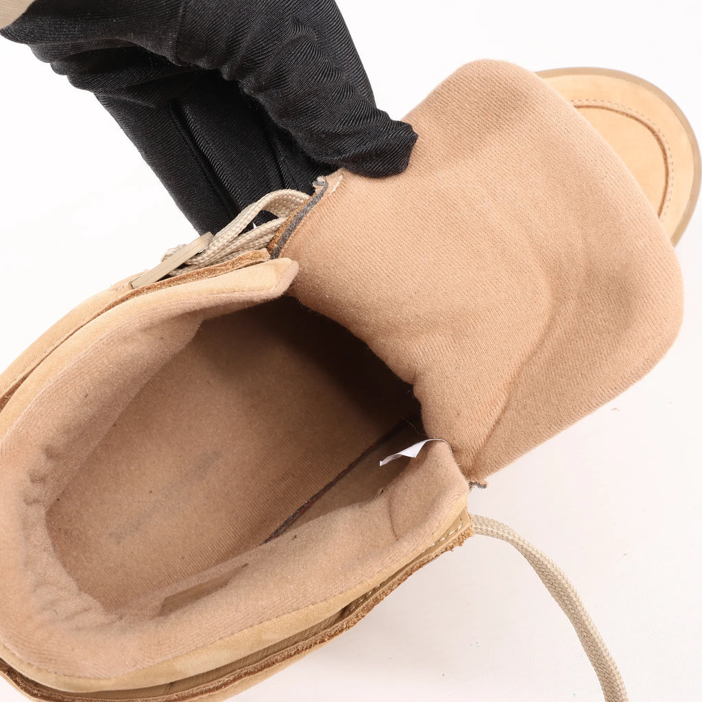 Maison Margiela DDstk Nubuck Sneakers in Beige, Size 43 EU