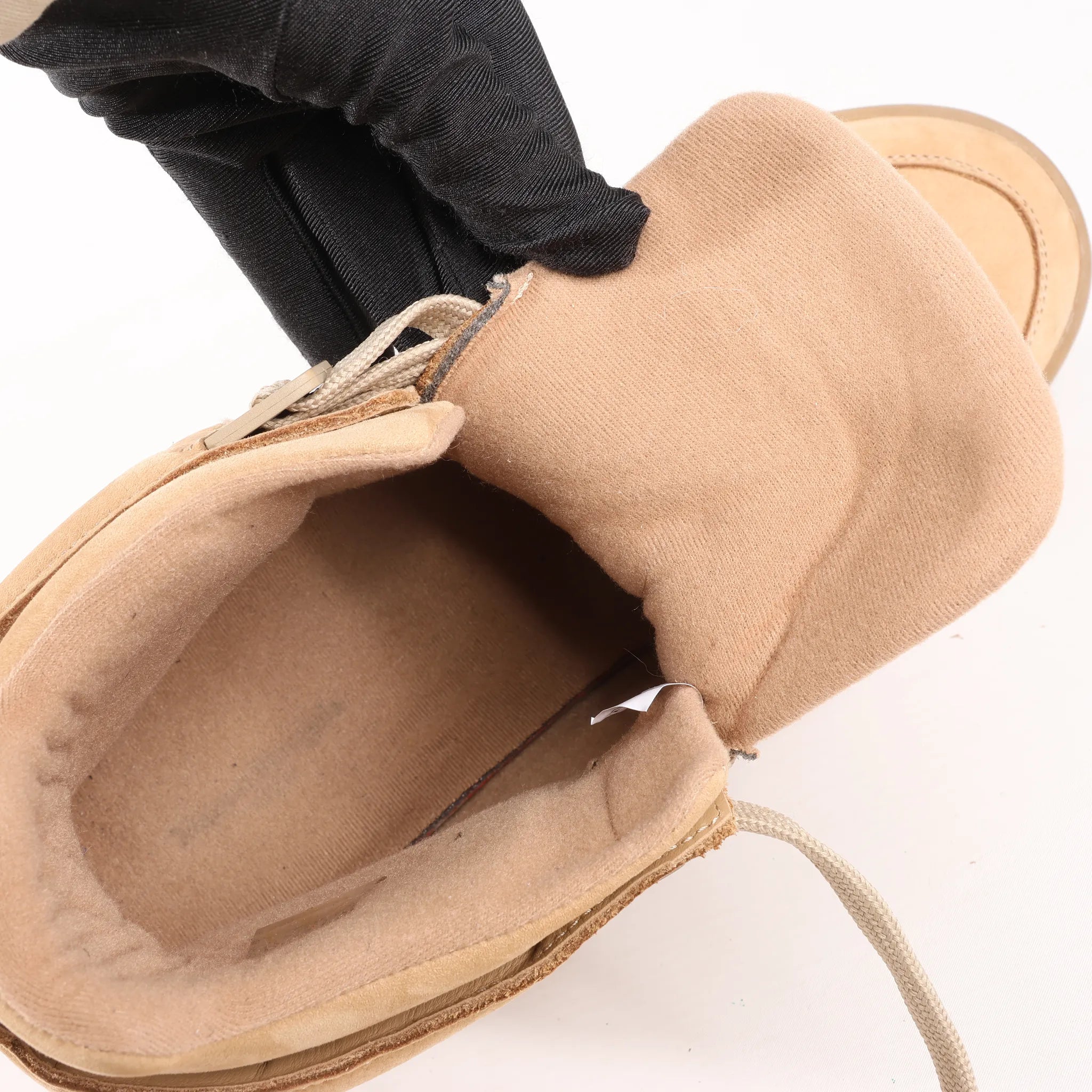 Maison Margiela DDstk Nubuck Sneakers in Beige, Size 43 EU