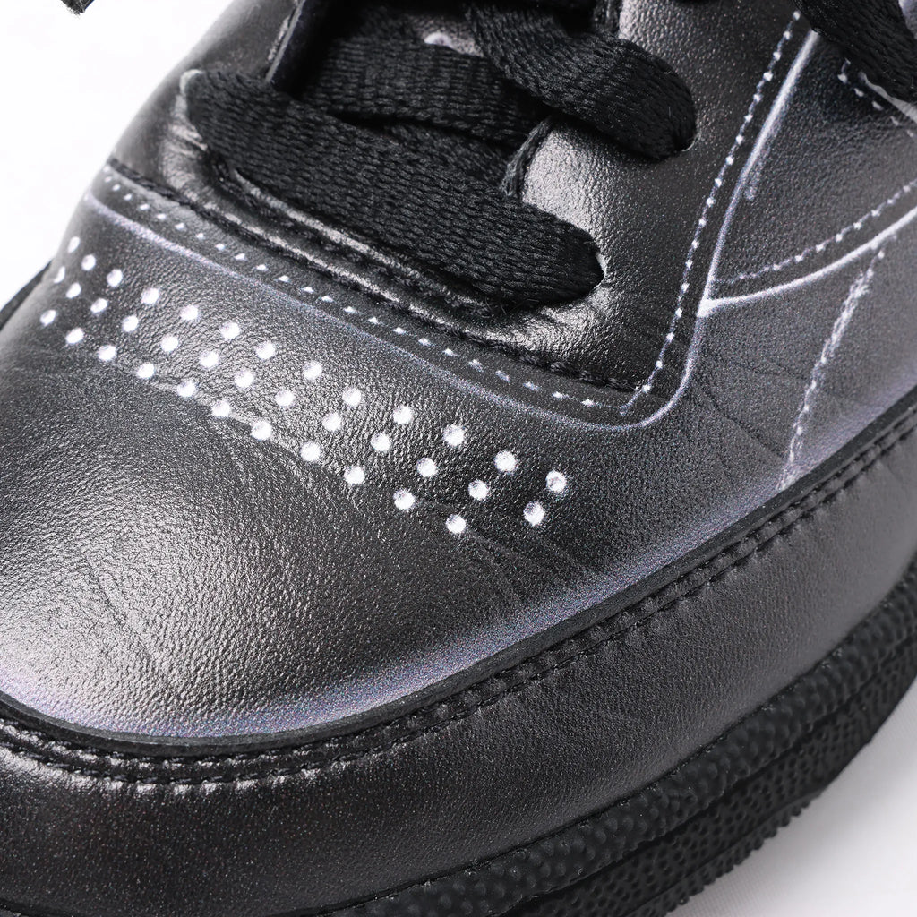 Maison Margiela x Reebok Club C Leather Sneakers in Black H02361, Size 36 EU