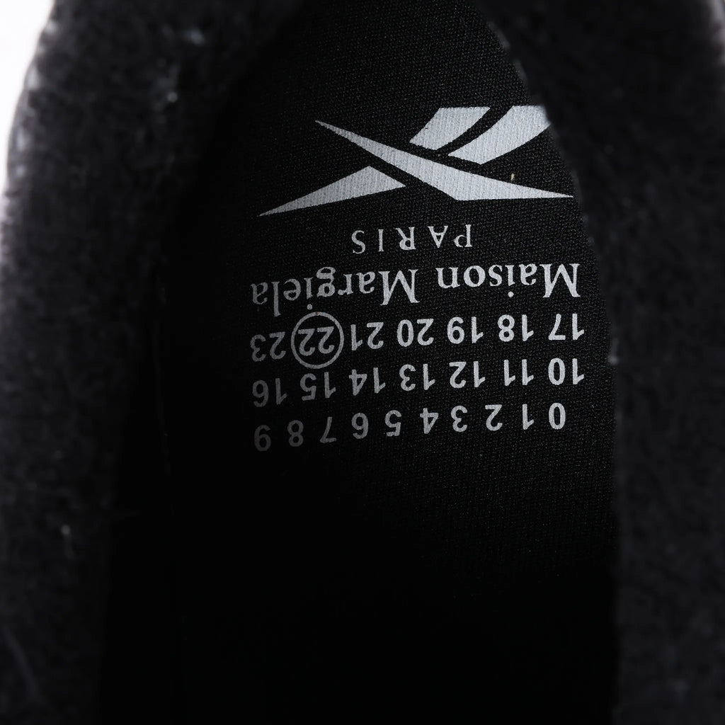 Maison Margiela x Reebok Club C Leather Sneakers in Black H02361, Size 36 EU
