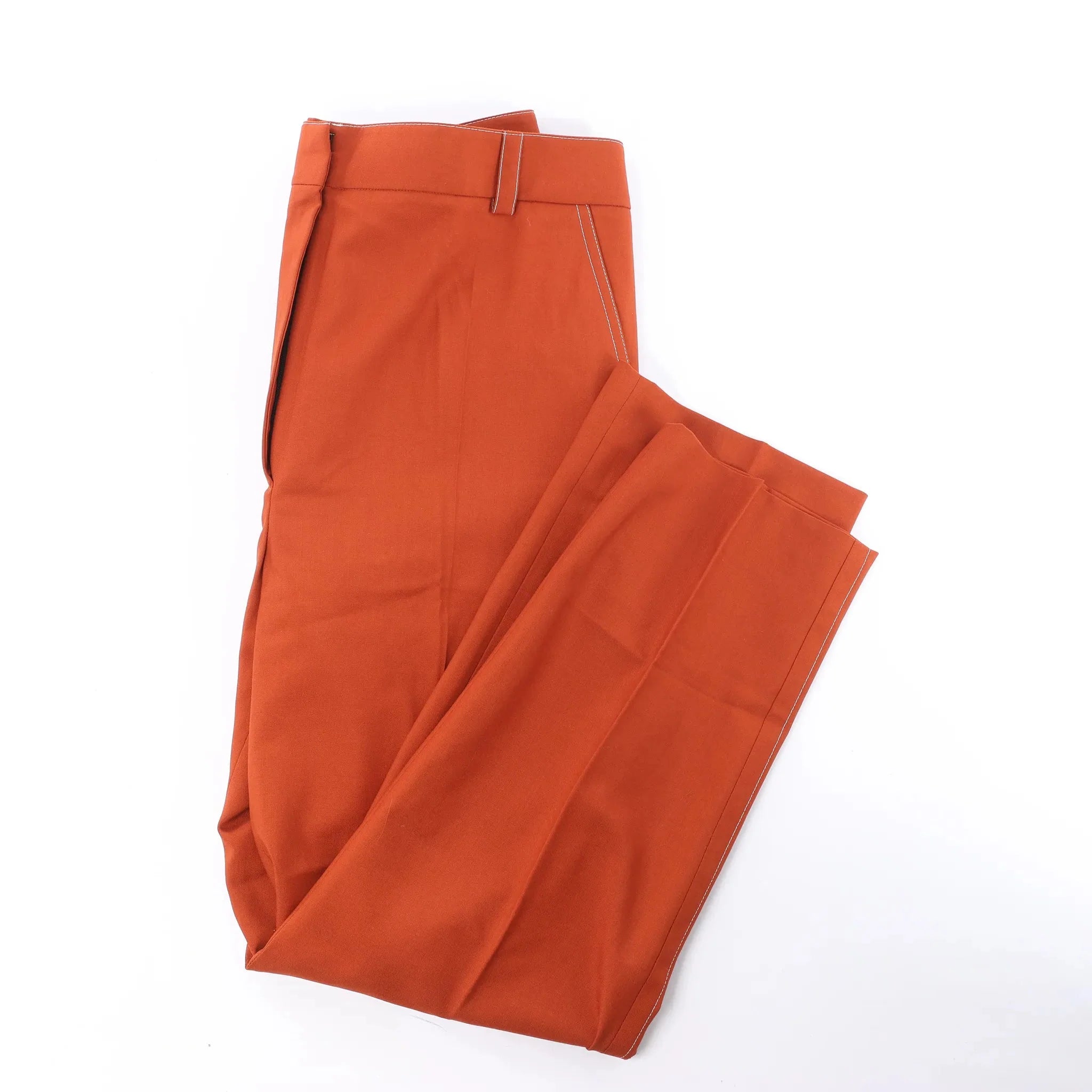 Marni Orange Pants, Size 46 IT