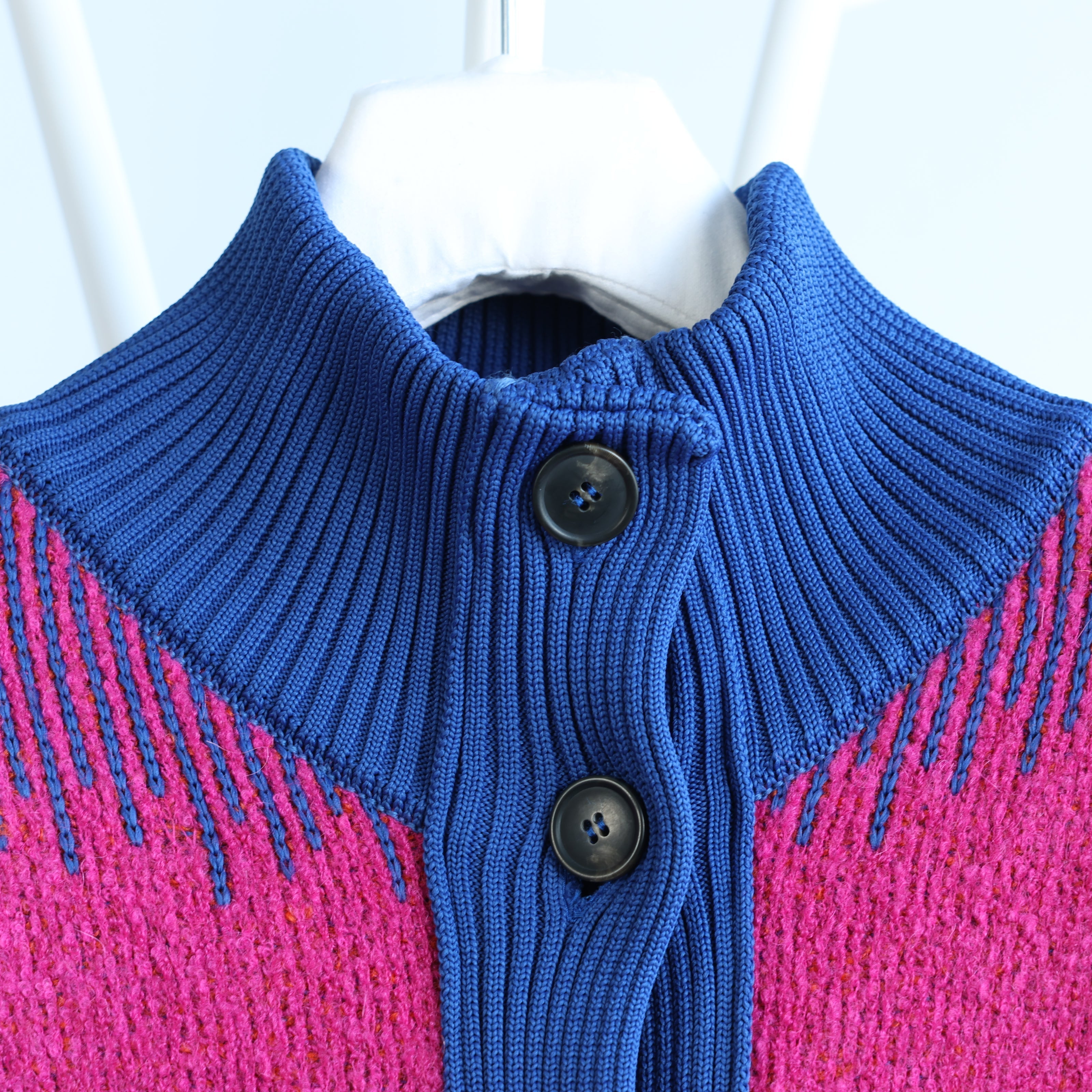 Missoni Long Wool Blend Knit Cardigan, XS