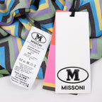 Missoni Multicolor Crepe Loose Fit Top, Size S