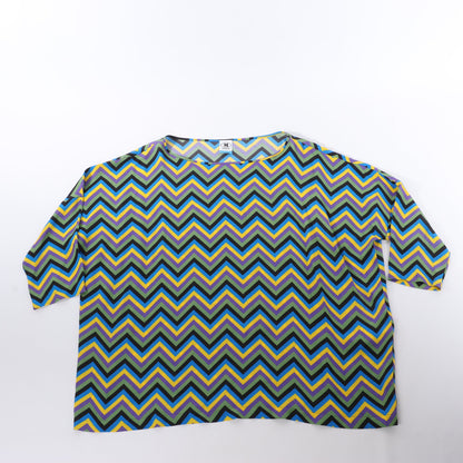 Missoni Multicolor Crepe Loose Fit Top, Size S