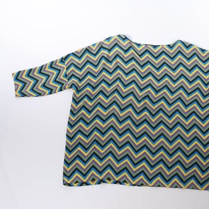 Missoni Multicolor Crepe Loose Fit Top, Size S