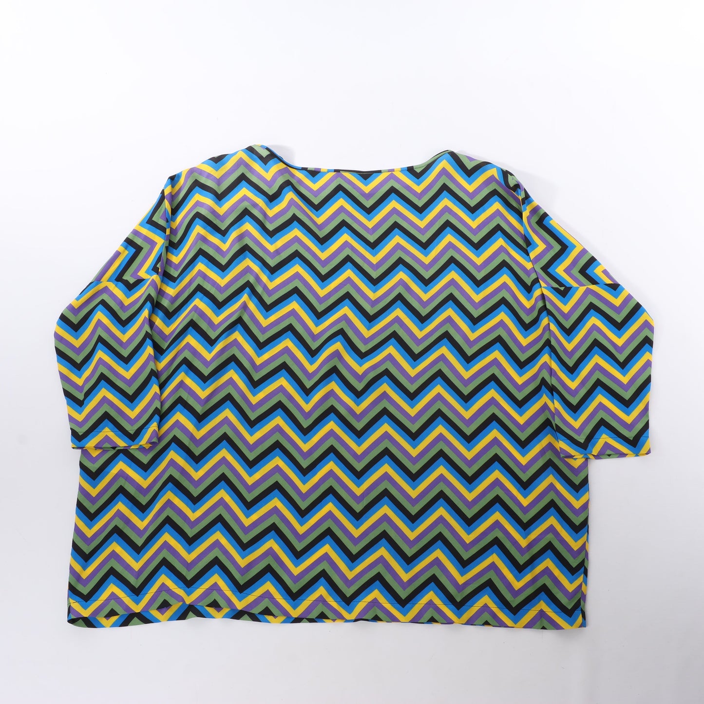 Missoni Multicolor Crepe Loose Fit Top, Size S