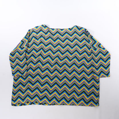 Missoni Multicolor Crepe Loose Fit Top, Size S