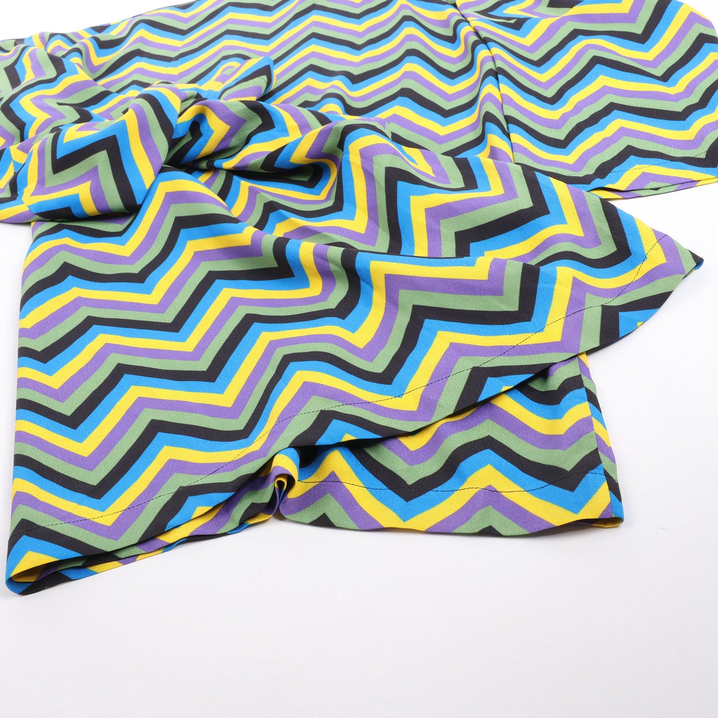 Missoni Multicolor Crepe Loose Fit Top, Size S