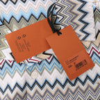 Missoni PATTERNED Short Sleeve Shirt in Gray x Multicolor, Size 48 IT