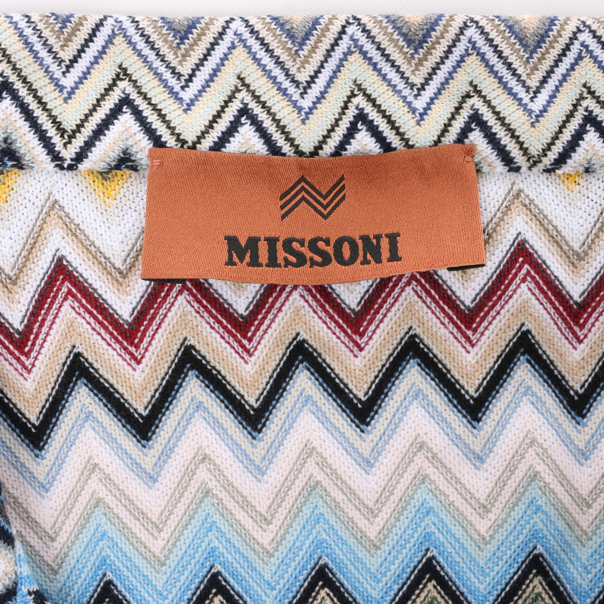 Missoni PATTERNED Short Sleeve Shirt in Gray x Multicolor, Size 48 IT