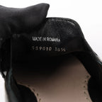 Miu Miu Leather Slip-on in Black 5S9010, Size 38.5 EU