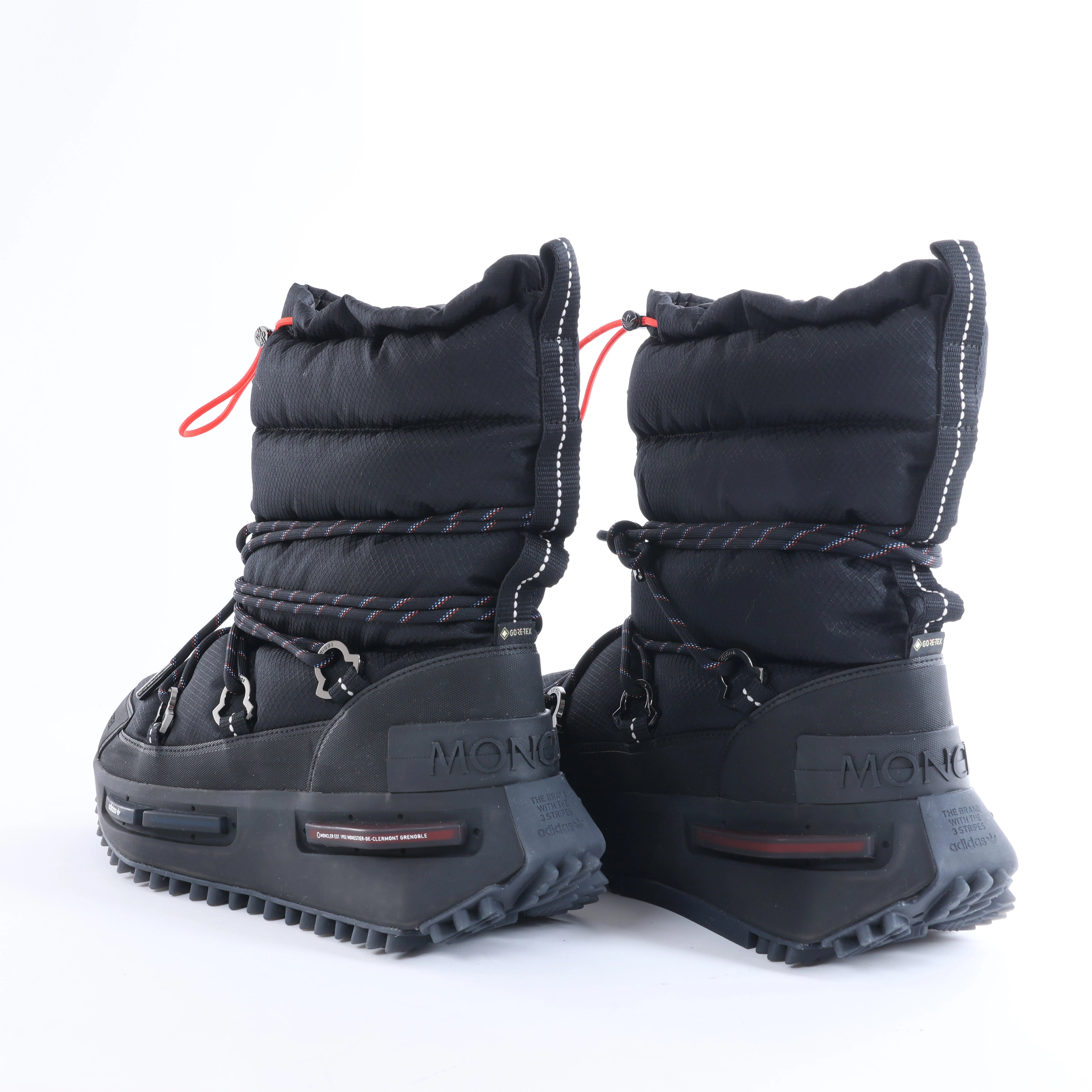 Moncler x Adidas Nylon Boots in Black IG7869, Size EU 44