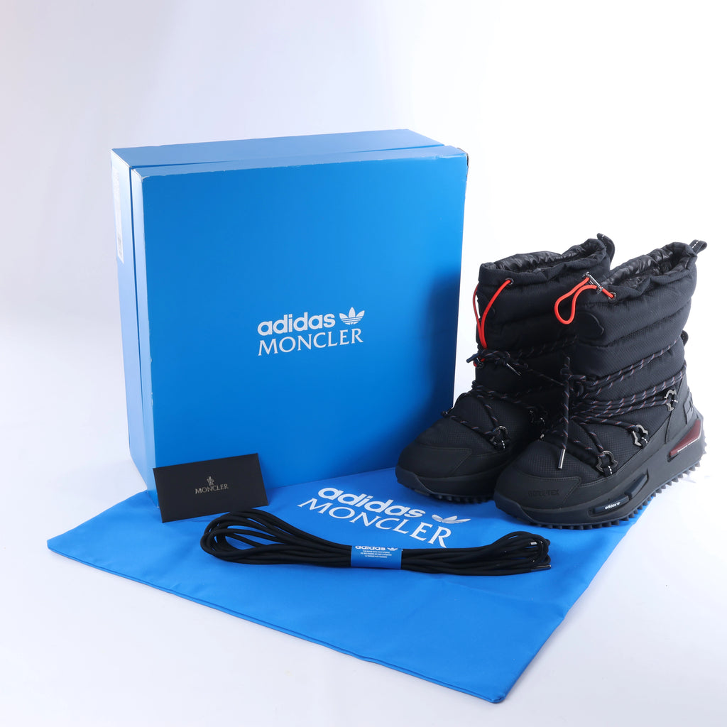 Moncler x Adidas Nylon Boots in Black IG7869, Size EU 44