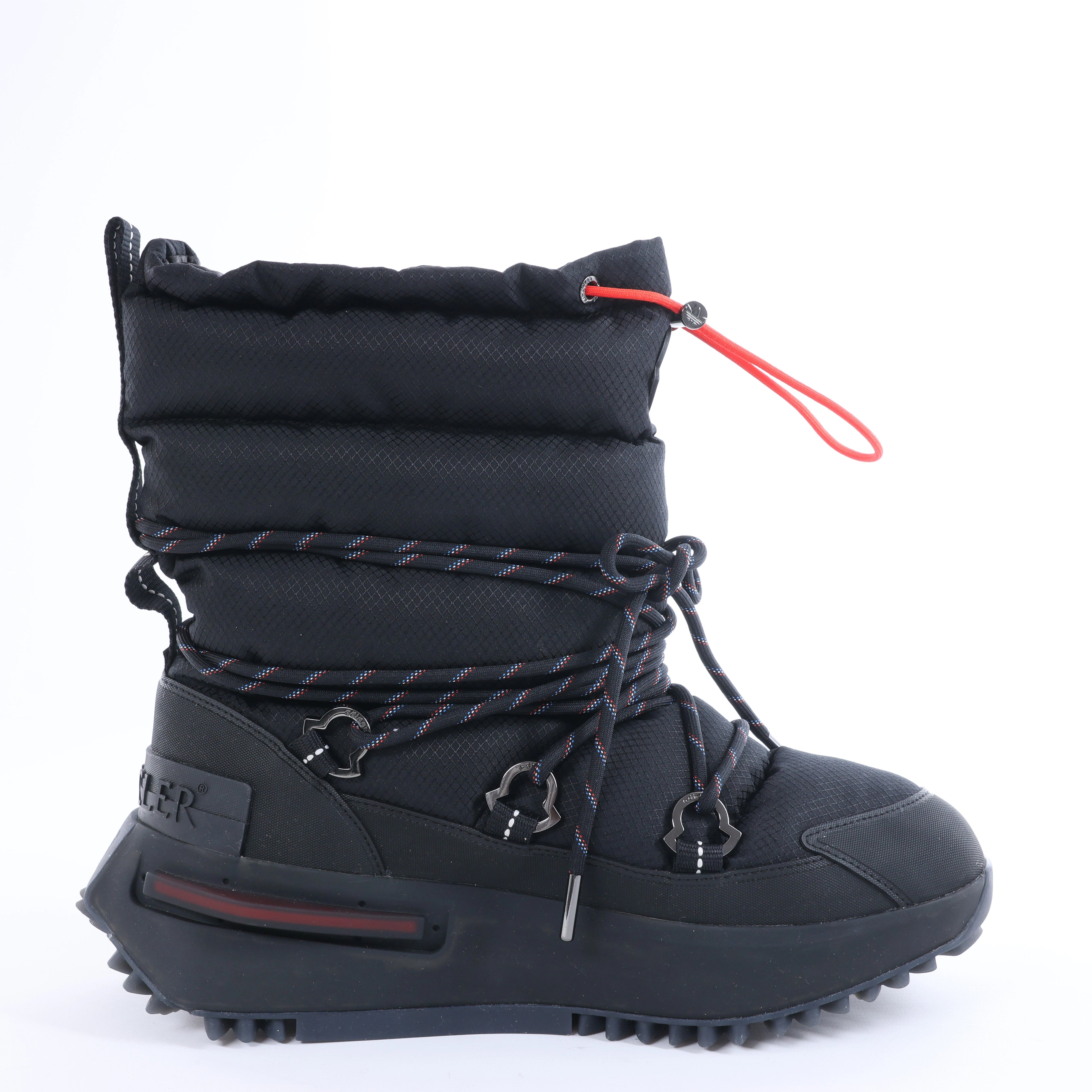 Moncler x Adidas Nylon Boots in Black IG7869, Size EU 44