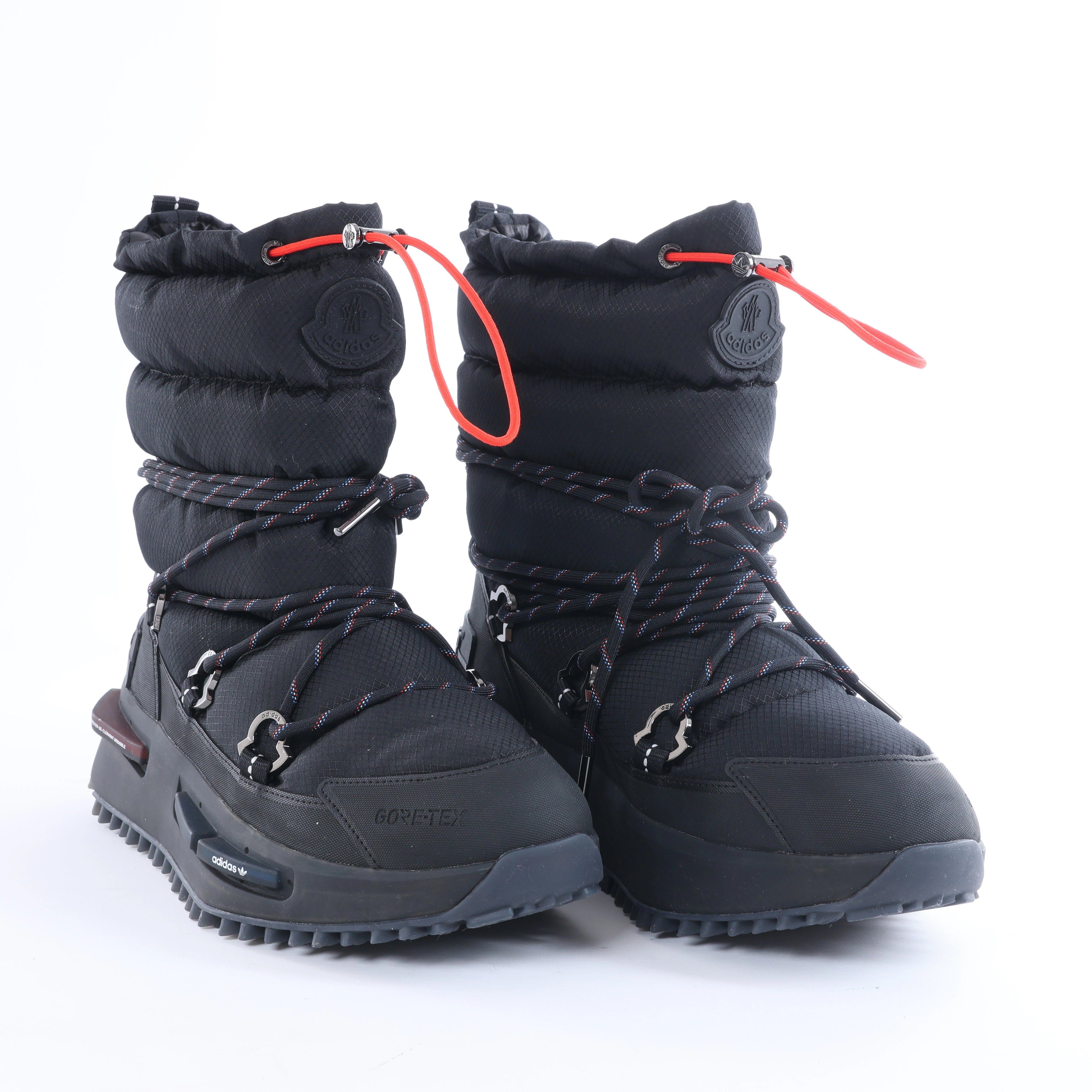 Moncler x Adidas Nylon Boots in Black IG7869, Size EU 44