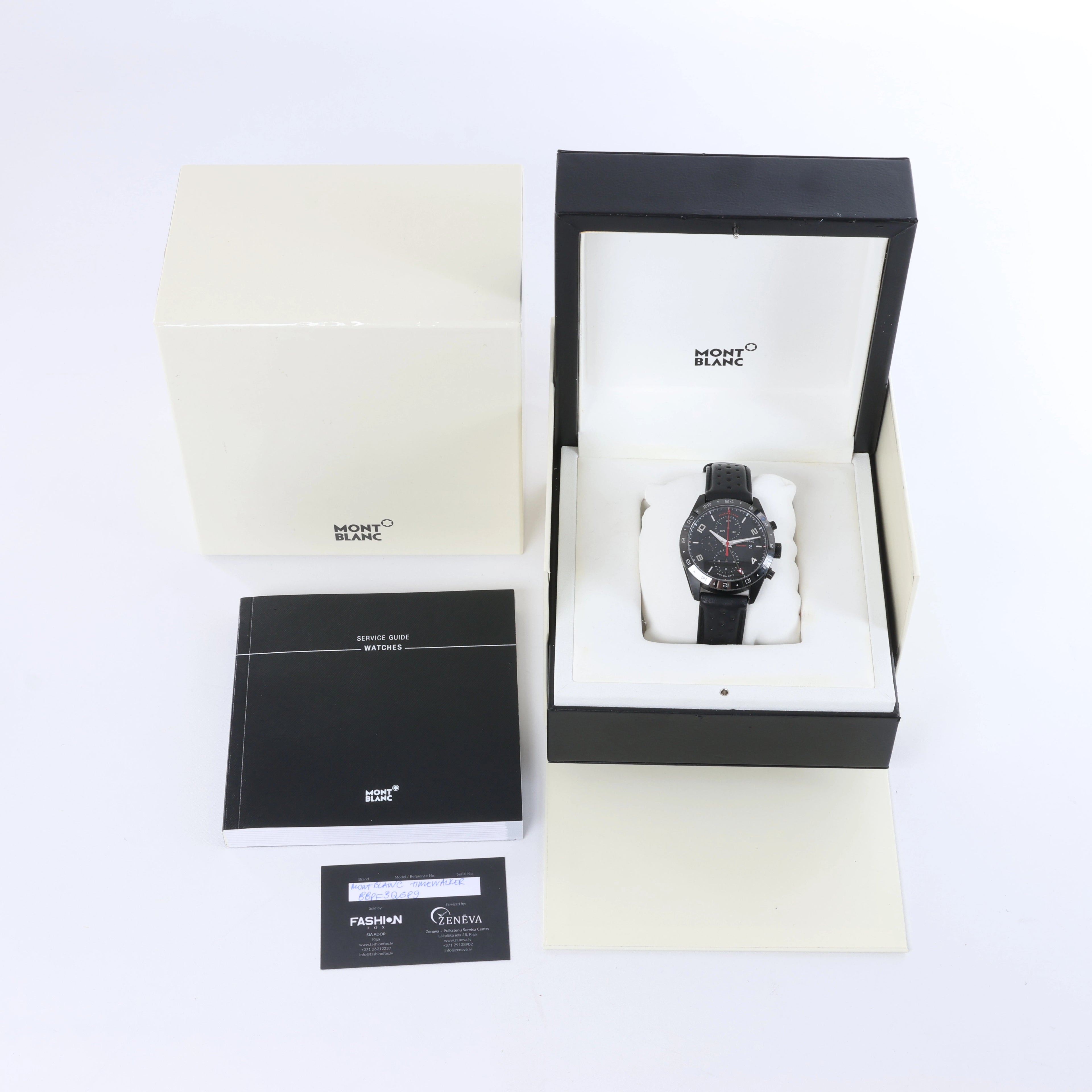 Montblanc Timewalker Automatic Wristwatch, ref 116102, black dial