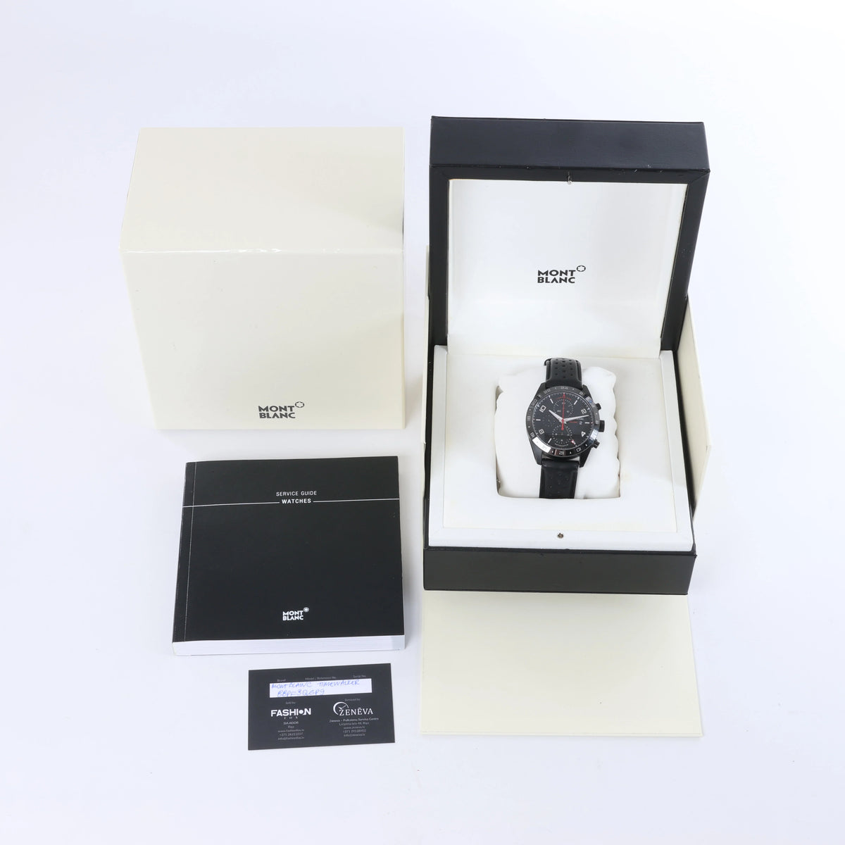 Montblanc Timewalker Automatic Wristwatch, ref 116102, black dial