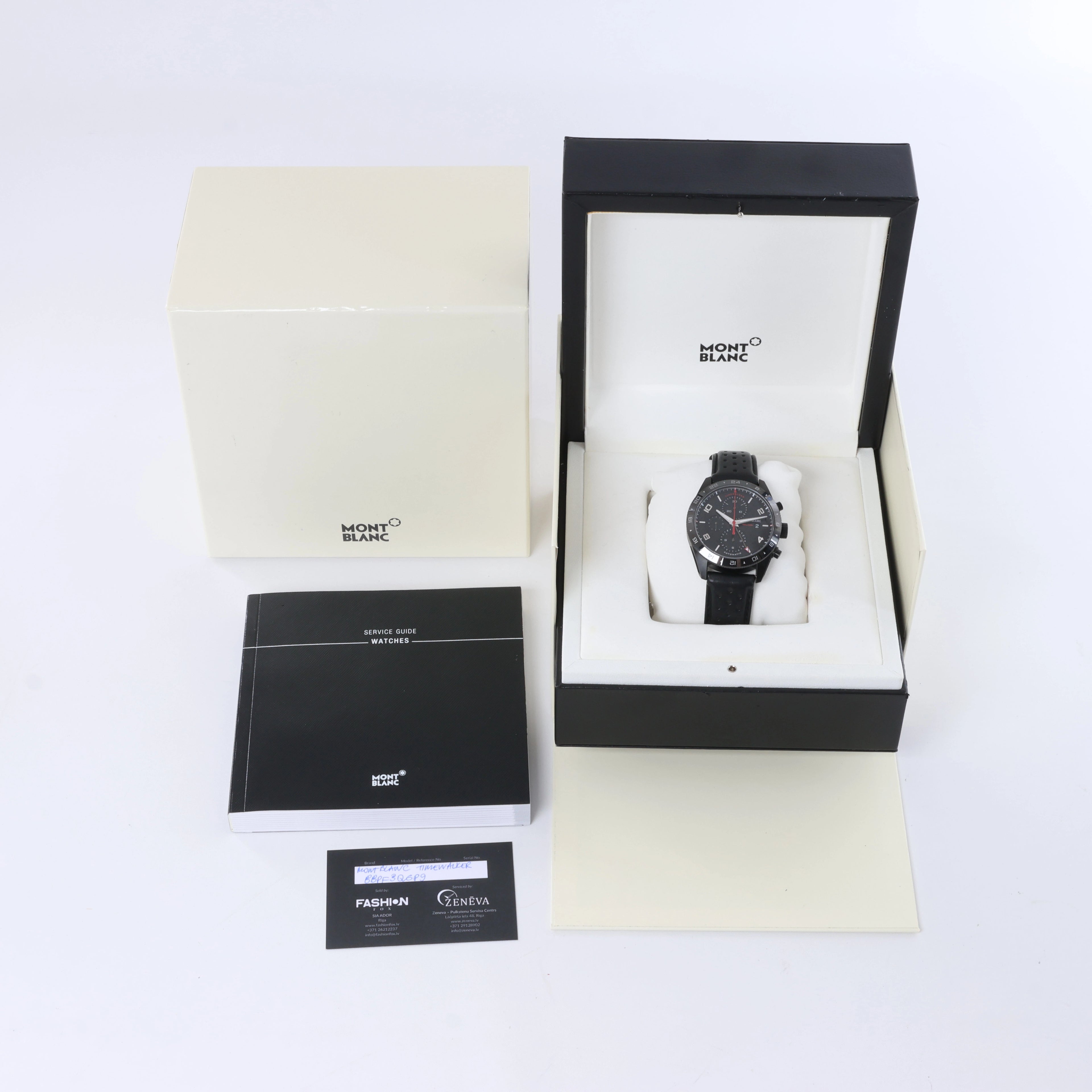 Montblanc Timewalker Automatic Wristwatch, ref 116102, black dial