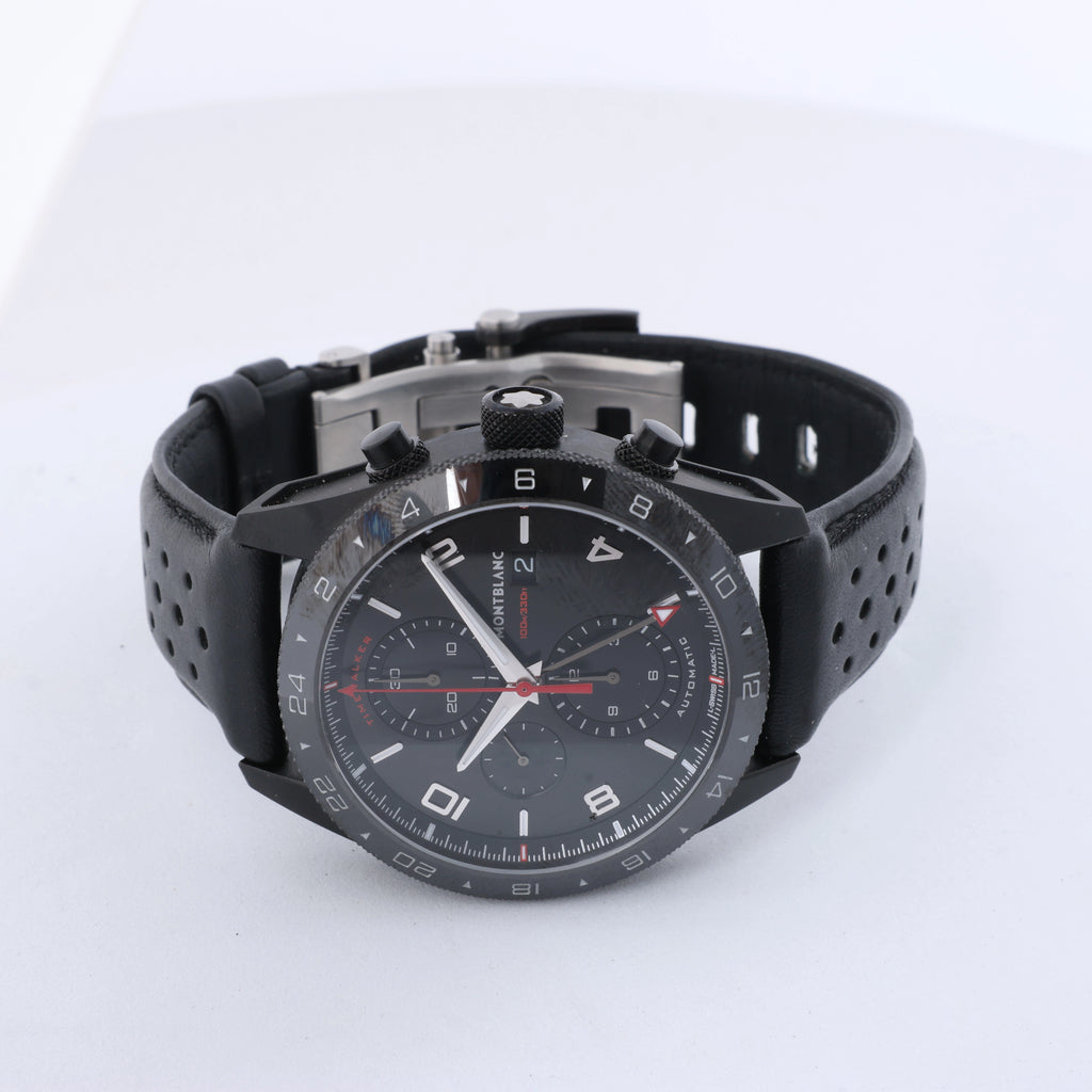 Montblanc Timewalker Automatic Wristwatch, ref 116102, black dial