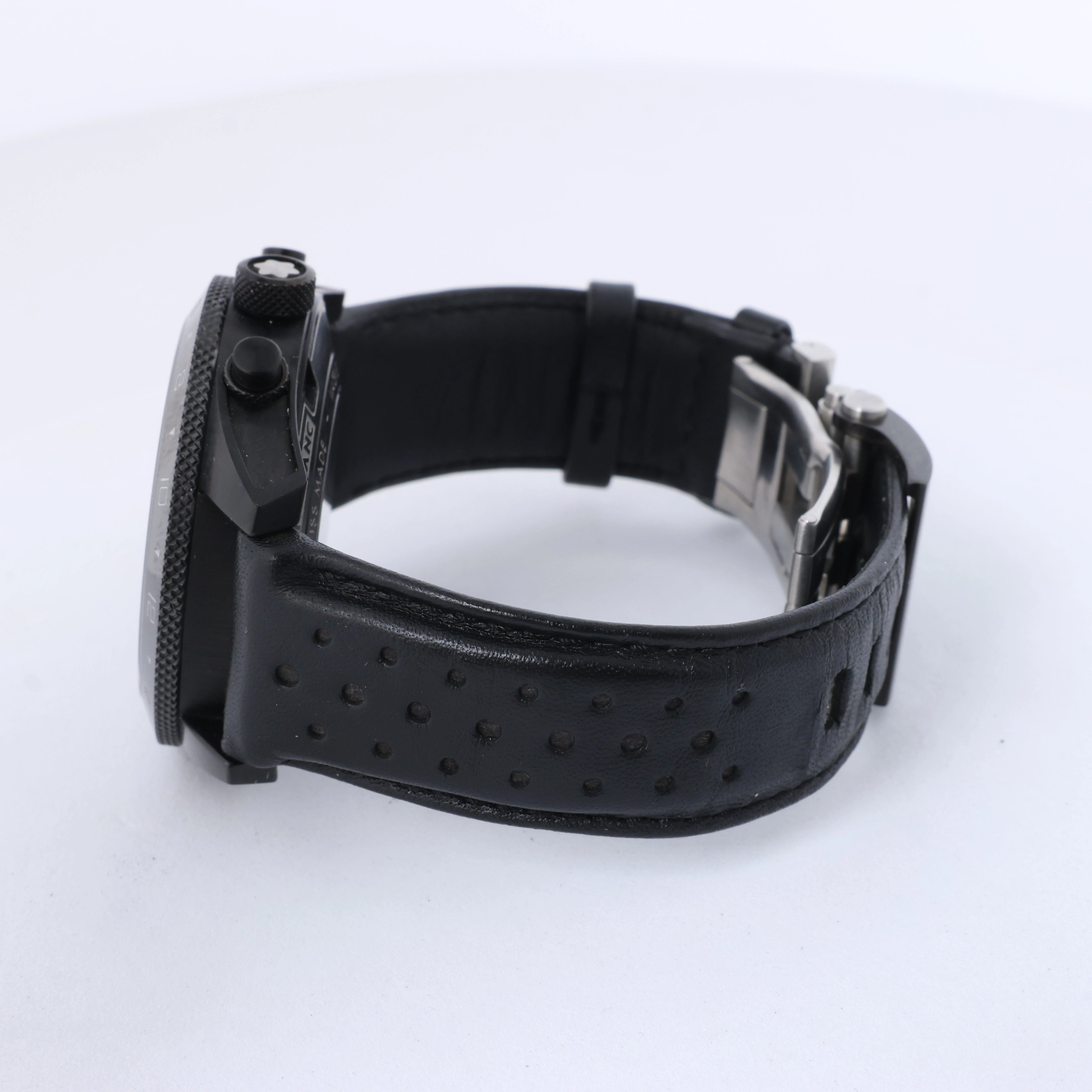 Montblanc Timewalker Automatic Wristwatch, ref 116102, black dial