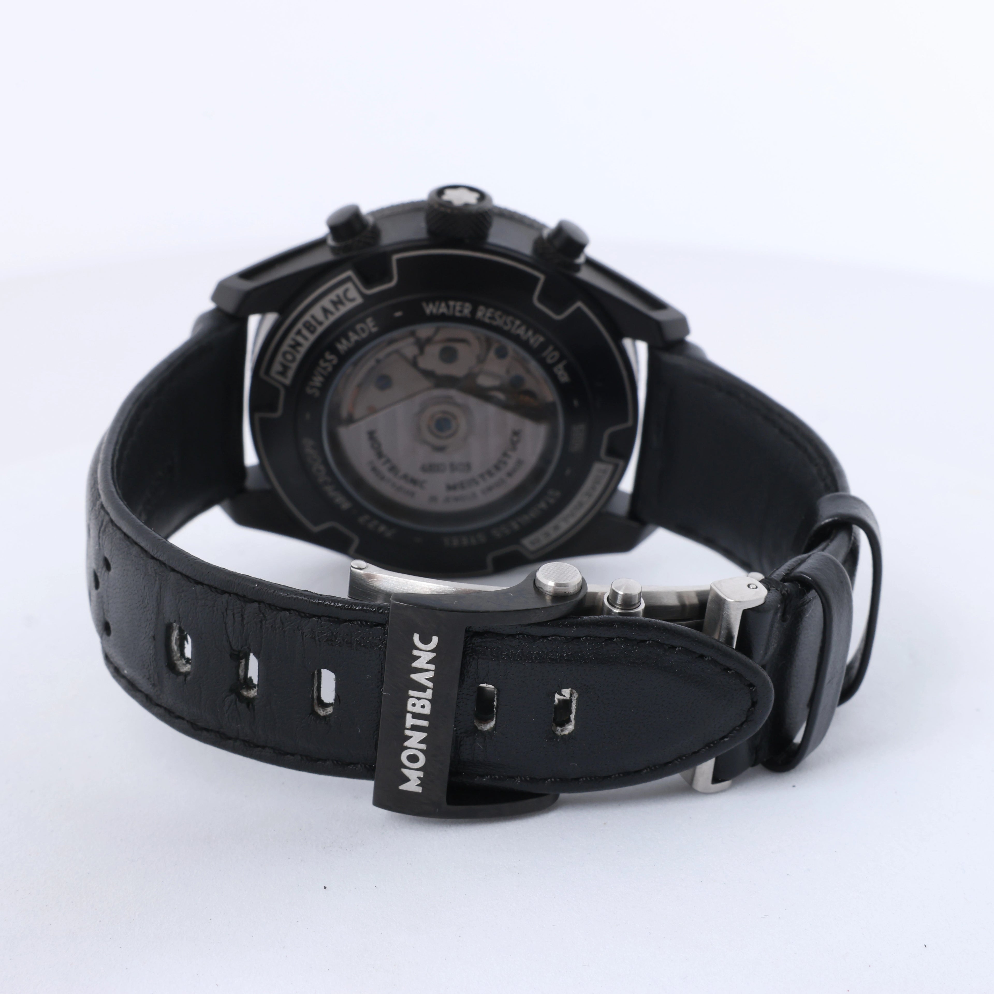 Montblanc Timewalker Automatic Wristwatch, ref 116102, black dial