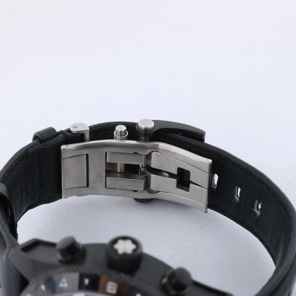 Montblanc Timewalker Automatic Wristwatch, ref 116102, black dial