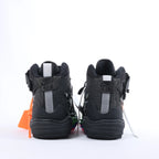NIKE × OFF-WHITE AIR FORCE 1 MID Mesh High-top Sneakers in Black, Size EU 42