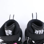 NIKE × OFF-WHITE AIR FORCE 1 MID Mesh High-top Sneakers in Black, Size EU 42
