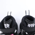 NIKE × OFF-WHITE AIR FORCE 1 MID Mesh High-top Sneakers in Black, Size EU 42