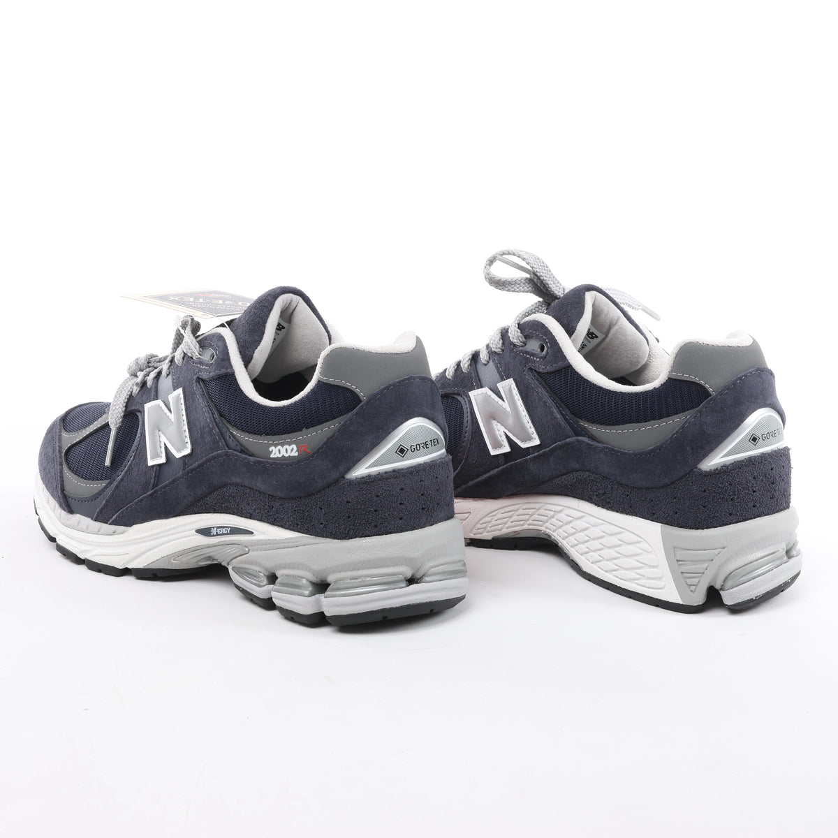New Balance Suede & Leather Sneakers in Navy x gray M2002RXK, Size EU 42.5
