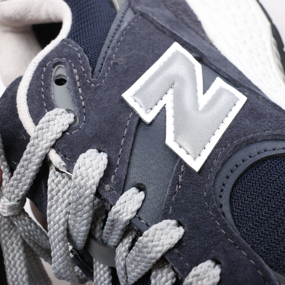 New Balance Suede & Leather Sneakers in Navy x gray M2002RXK, Size EU 42.5