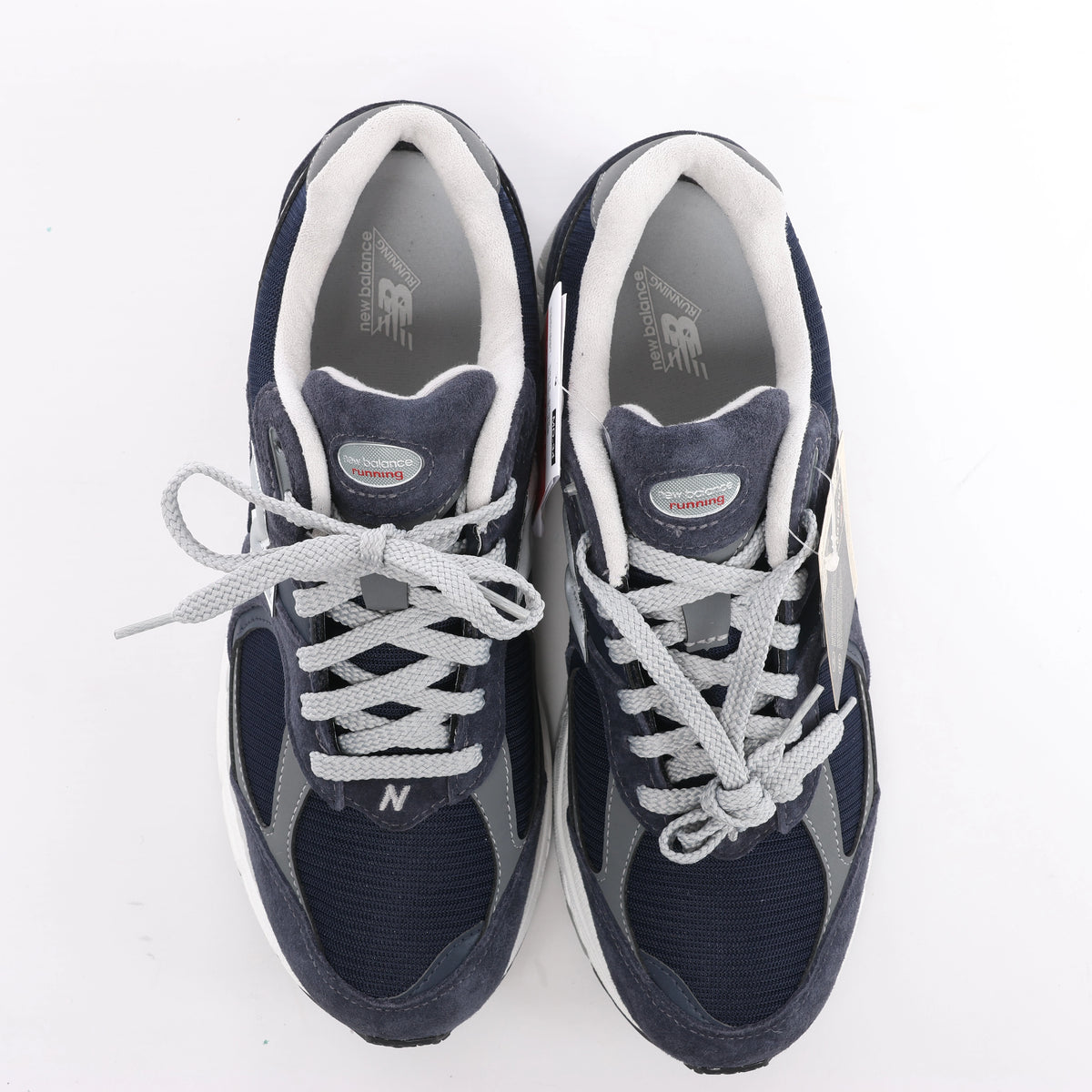 New Balance Suede & Leather Sneakers in Navy x gray M2002RXK, Size EU 42.5