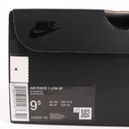 Nike x Supreme AIR FORCE 1 LOW SP Leather Sneakers in White CU9225-100, Size 43 EU
