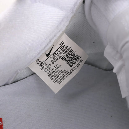 Nike x Supreme AIR FORCE 1 LOW SP Leder-Sneaker in Weiß CU9225-100, Größe 43 EU