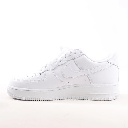 Nike x Supreme AIR FORCE 1 LOW SP Leder-Sneaker in Weiß CU9225-100, Größe 43 EU