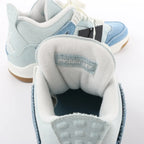 Nike Air Jordan 4 RETRO SP Fabric Sneakers in Blue x White IB6716-100, Size 44 EU