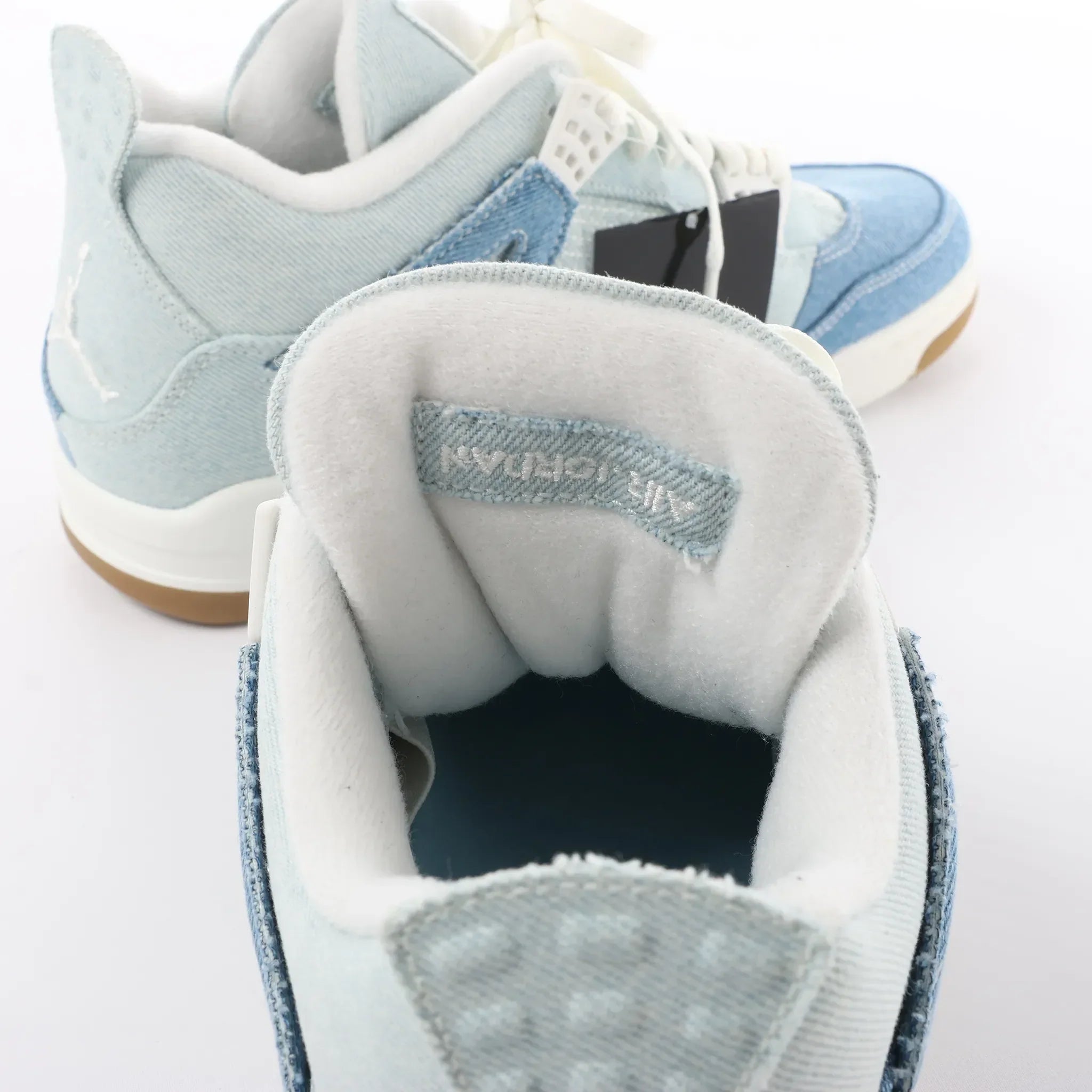Nike Air Jordan 4 RETRO SP Fabric Sneakers in Blue x White IB6716-100, Size 44 EU