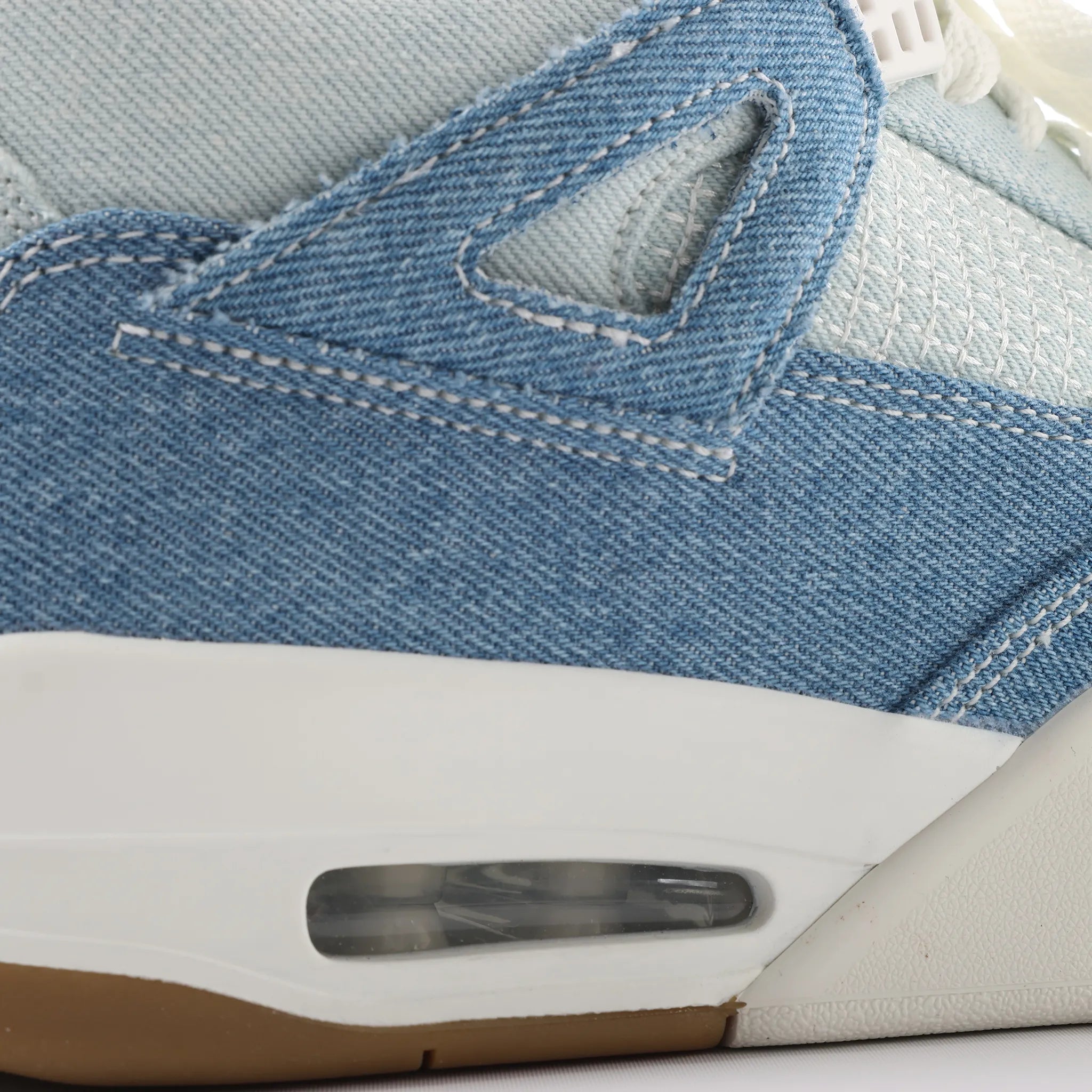 Nike Air Jordan 4 RETRO SP Fabric Sneakers in Blue x White IB6716-100, Size 44 EU