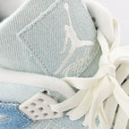 Nike Air Jordan 4 RETRO SP Fabric Sneakers in Blue x White IB6716-100, Size 44 EU
