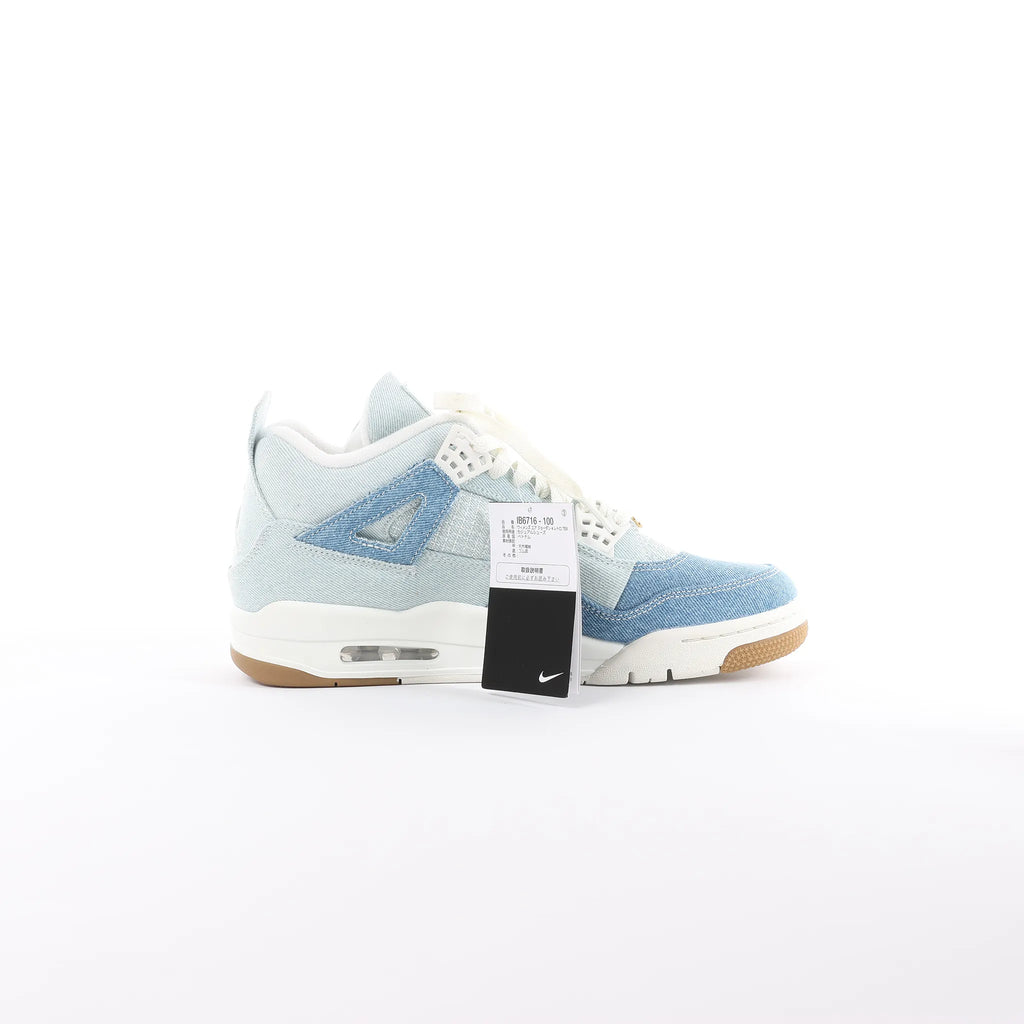 Nike Air Jordan 4 RETRO SP Fabric Sneakers in Blue x White IB6716-100, Size 44 EU