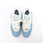 Nike Air Jordan 4 RETRO SP Fabric Sneakers in Blue x White IB6716-100, Size 44 EU