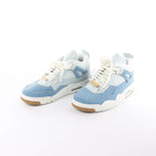 Nike Air Jordan 4 RETRO SP Fabric Sneakers in Blue x White IB6716-100, Size 44 EU
