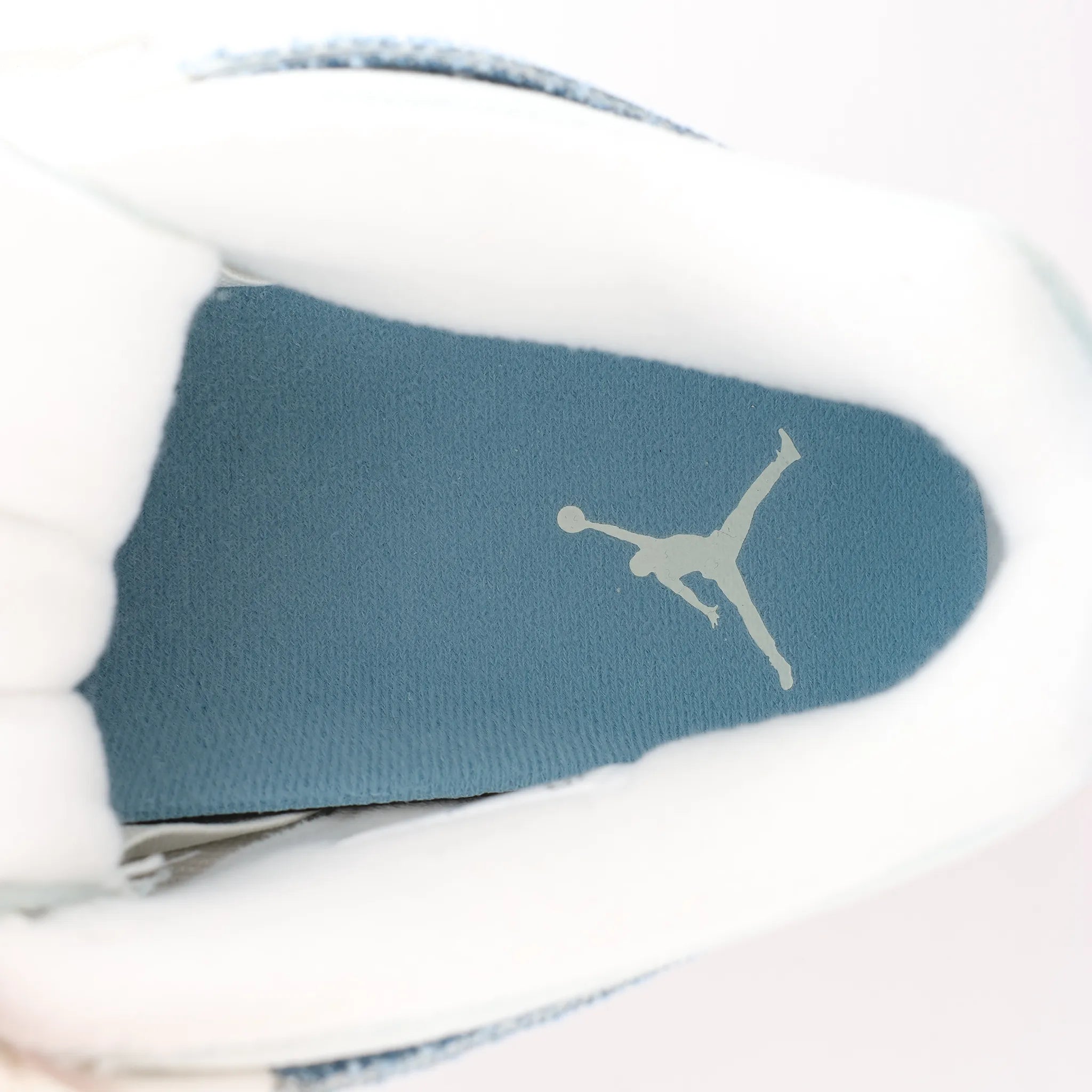 Nike Air Jordan 4 RETRO SP Fabric Sneakers in Blue x White IB6716-100, Size 44 EU