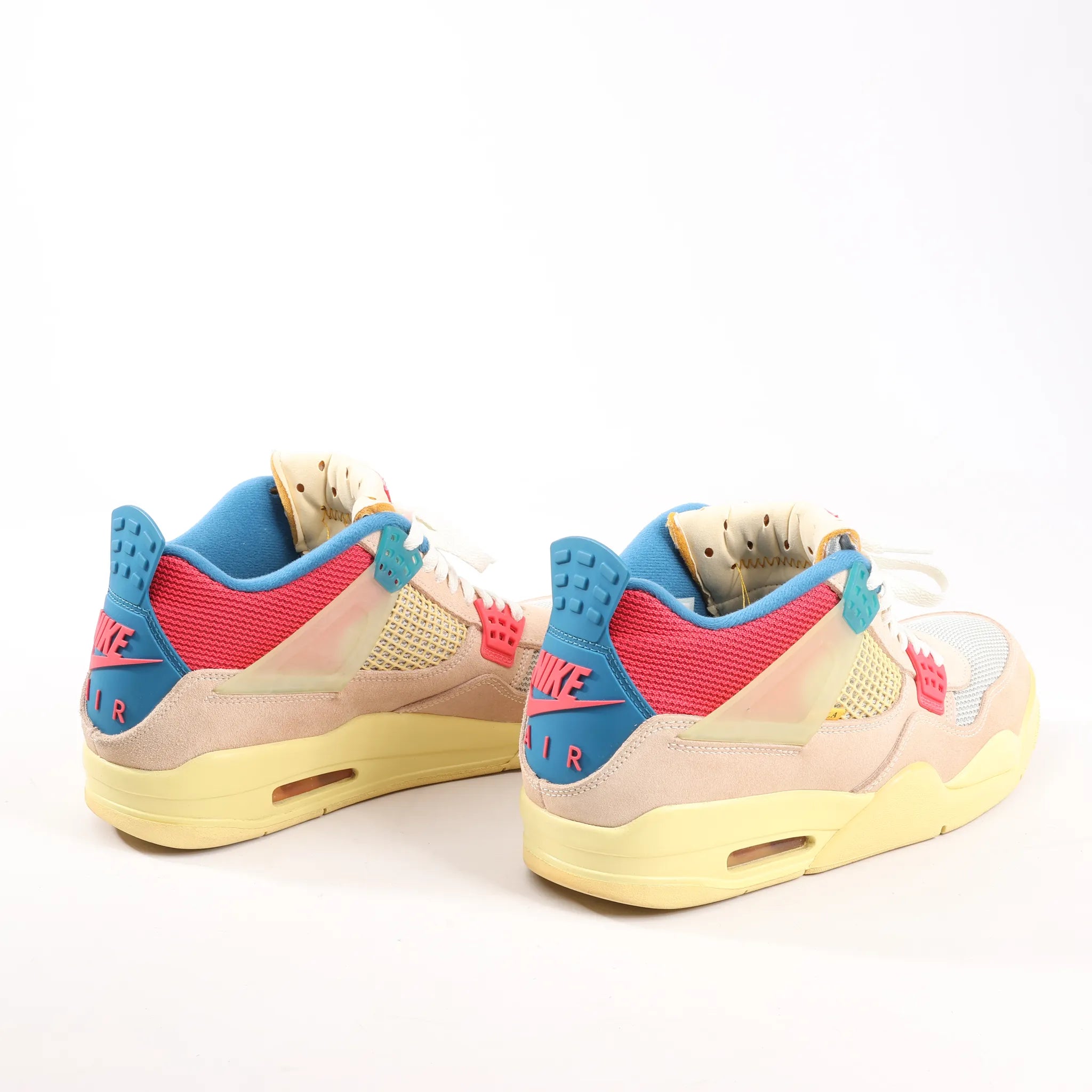 Nike AIR JORDAN 4 RETRO SP Suede Sneakers in Multicolor DC9533-800, Size 43 EU