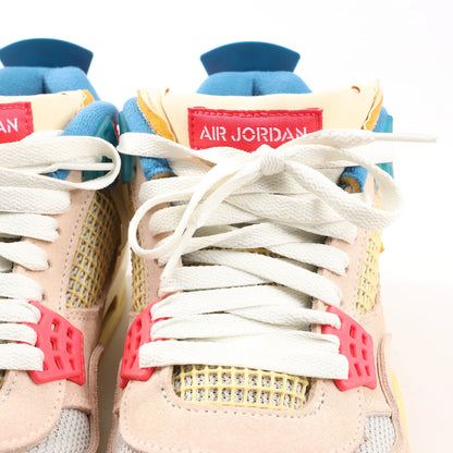 Nike AIR JORDAN 4 RETRO SP Suede Sneakers in Multicolor DC9533-800, Size 43 EU