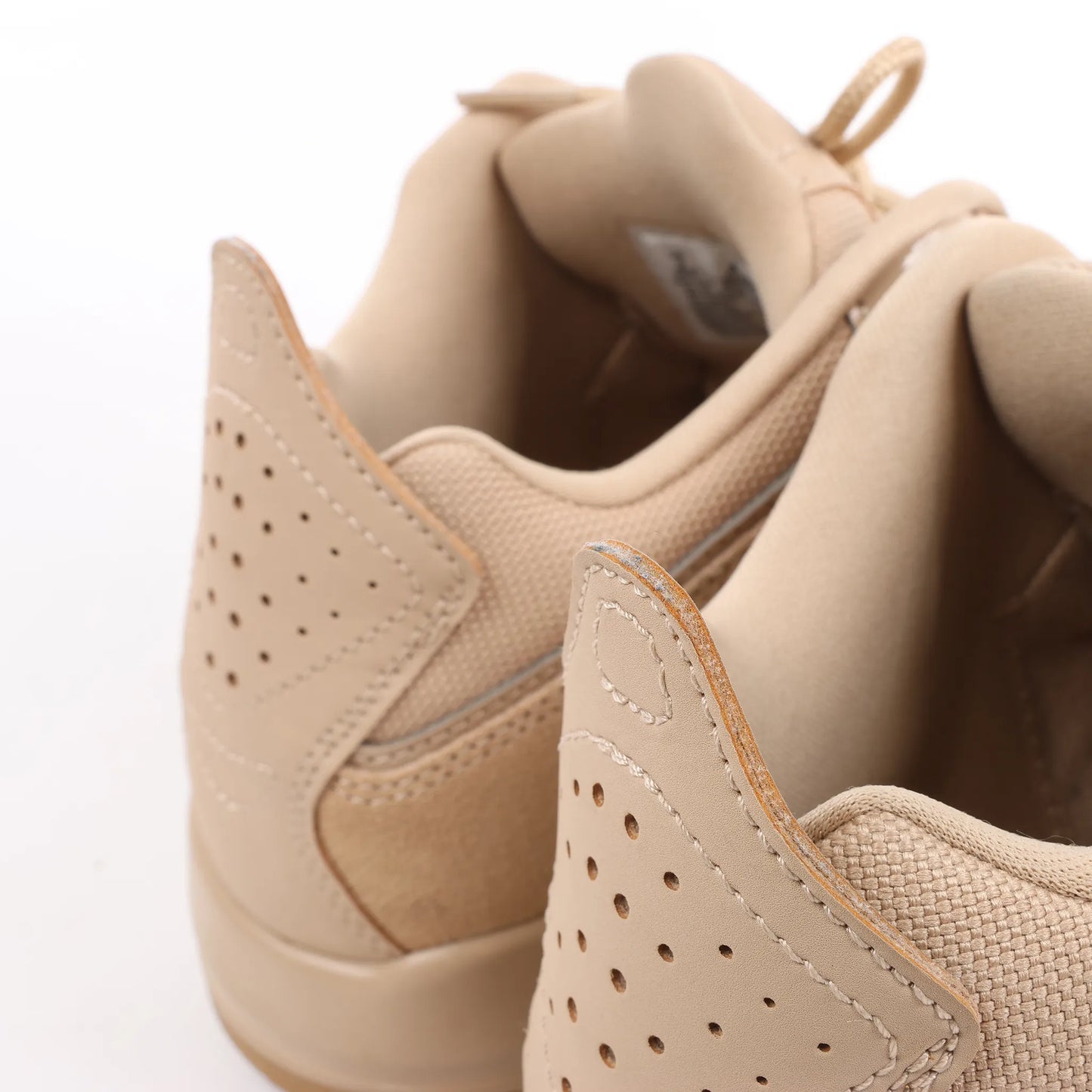 Nike JORDAN COURTSIDE Suede x Fabric Sneakers in Beige, Size 42.5 EU