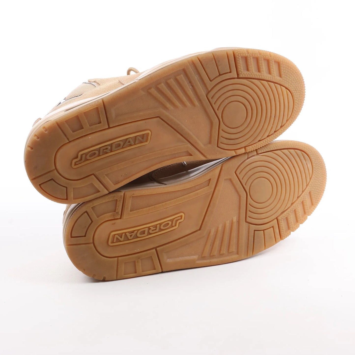 Nike JORDAN COURTSIDE Suede x Fabric Sneakers in Beige, Size 42.5 EU