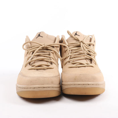 Nike JORDAN COURTSIDE Suede x Fabric Sneakers in Beige, Size 42.5 EU