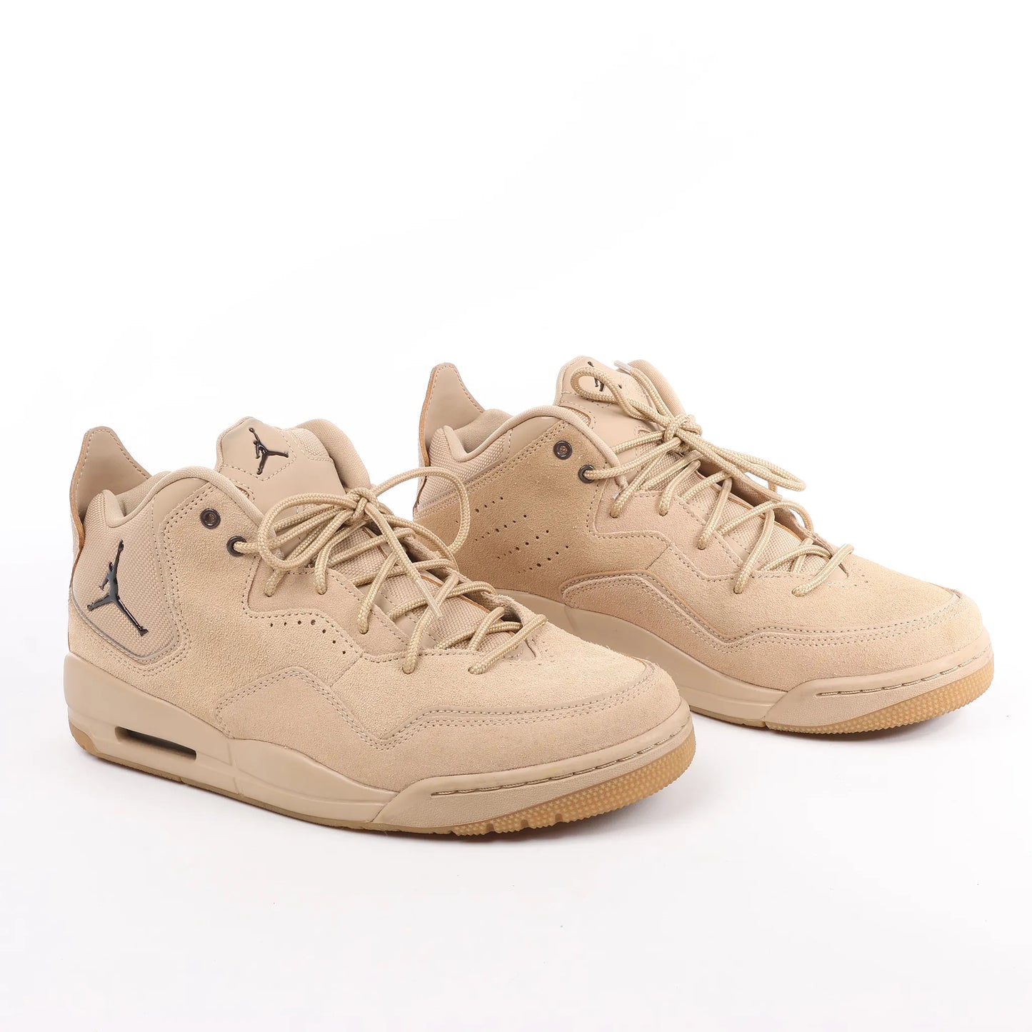 Nike JORDAN COURTSIDE Suede x Fabric Sneakers in Beige, Size 42.5 EU